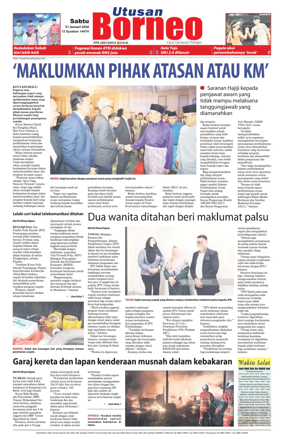 Cover of Utusan Borneo (Sabah)