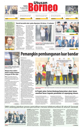 Cover of Utusan Borneo (Sarawak)
