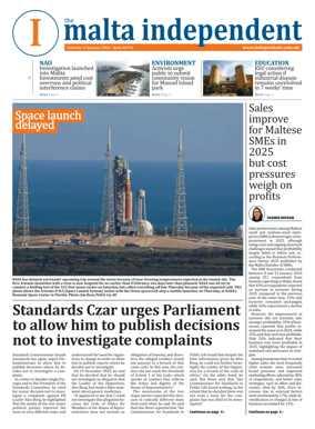 Cover of Malta Independent