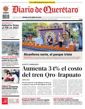 Cover of Diario de Queretaro