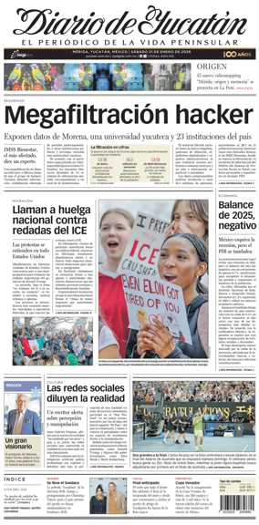 Cover of Diario de Yucatan