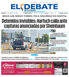 Cover of El Debate de Culiacan