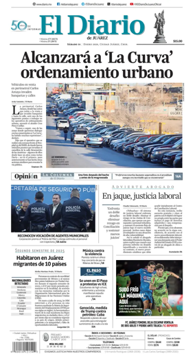 Cover of El Diario de Juarez