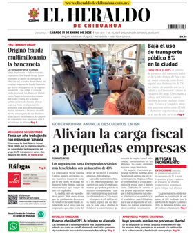 Cover of El Heraldo de Chihuahua