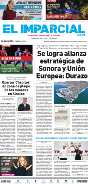 Cover of El Imparcial