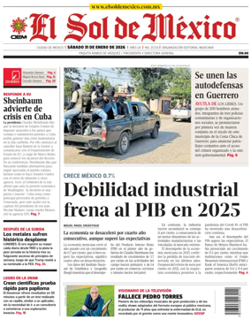 Cover of El Sol de Mexico