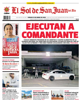 Cover of El Sol de San Juan del Rio