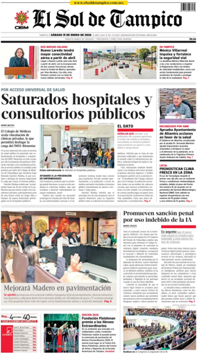 Cover of El Sol de Tampico