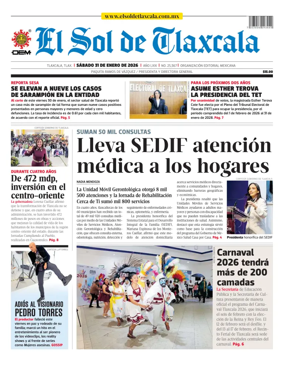 Cover of El Sol de Tlaxcala