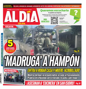 Cover of Periodico Al Dia (Celaya)
