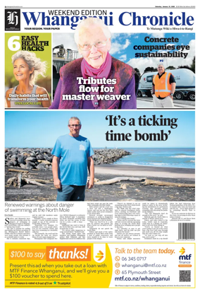 Cover of Whanganui Chronicle