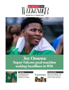 Cover of Business Day (Nigeria)