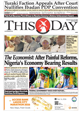 Cover of THISDAY