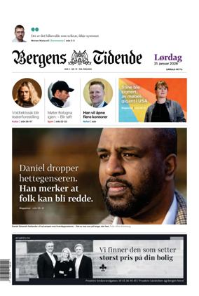 Cover of Bergens Tidende