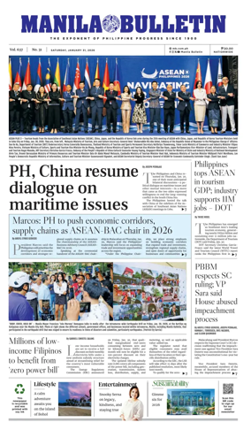 Cover of Manila Bulletin