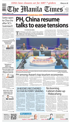 Cover of The Manila Times