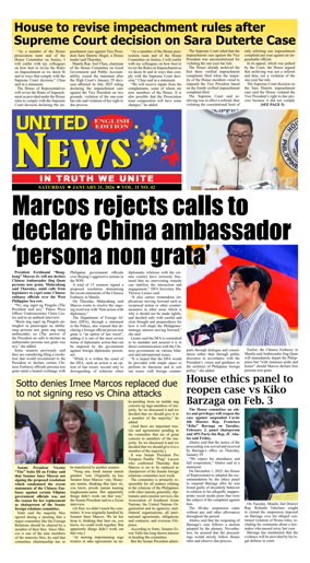 Cover of United News - English Edition