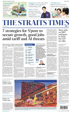 Cover of The Straits Times