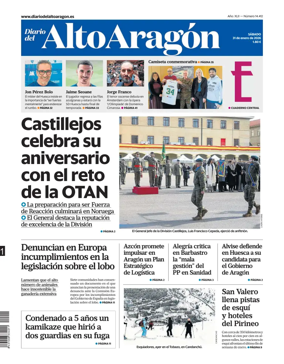 Cover of Diario del Alto Aragon