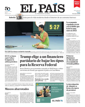 Cover of EL PAIS primera edicion