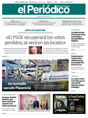 Cover of El Periodico Extremadura