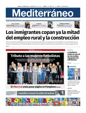 Cover of El Periodico Mediterraneo