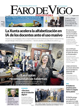 Cover of Faro de Vigo (Pontevedra)