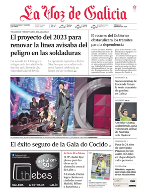 Cover of La Voz de Galicia (Deza)