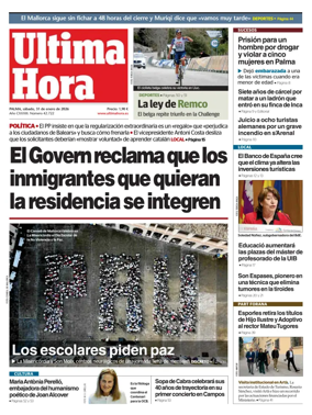 Cover of Ultima Hora