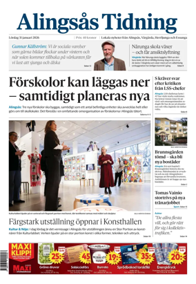 Cover of Alingsas Tidning