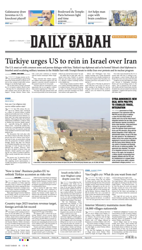 Cover of Daily Sabah (Turkey)