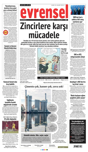 Cover of Evrensel Gazetesi