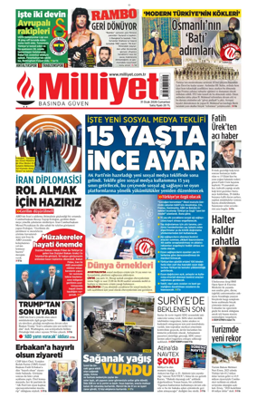 Cover of Milliyet