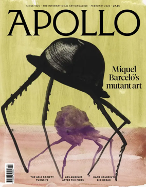 Cover of Apollo Magazine (UK)