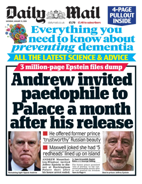 Cover of Daily Mail