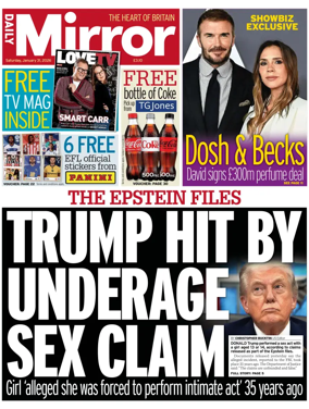 Cover of Daily Mirror