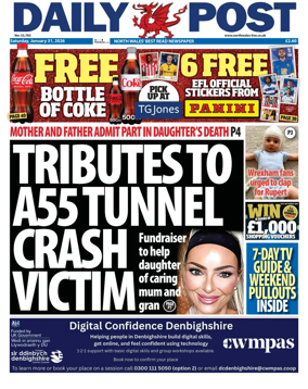 Cover of Daily Post (North Wales)