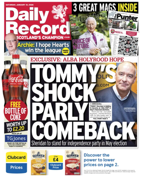 Cover of Daily Record