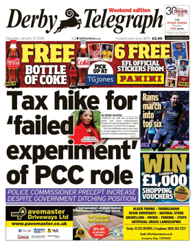 Cover of Derby Telegraph