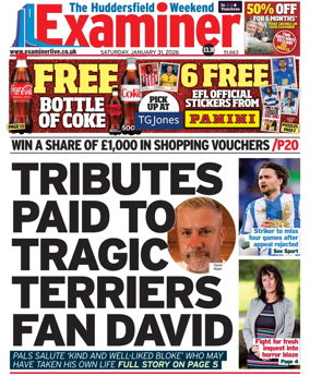 Cover of Huddersfield Daily Examiner