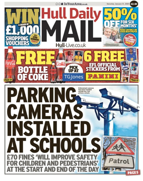 Cover of Hull Daily Mail