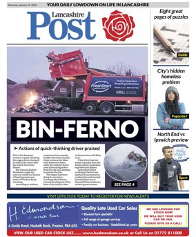 Cover of Lancashire Evening Post