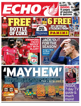 Cover of Liverpool Echo