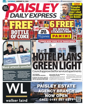 Cover of Paisley Daily Express