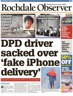 Cover of Rochdale Observer