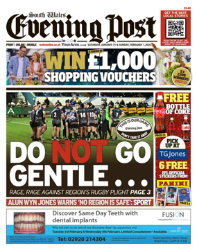 Cover of South Wales Evening Post