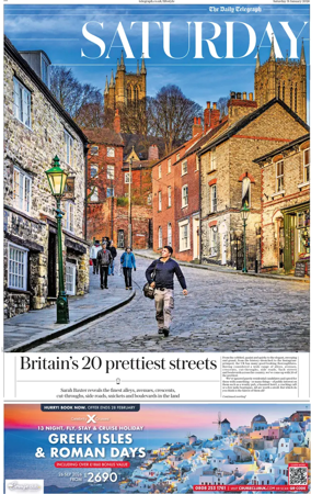 Cover of The Daily Telegraph – Saturday Supplement