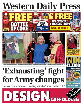 Cover of Western Daily Press (Saturday)