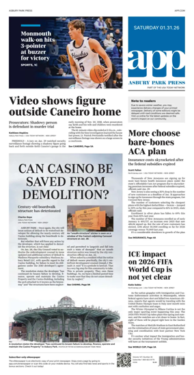 Cover of Asbury Park Press