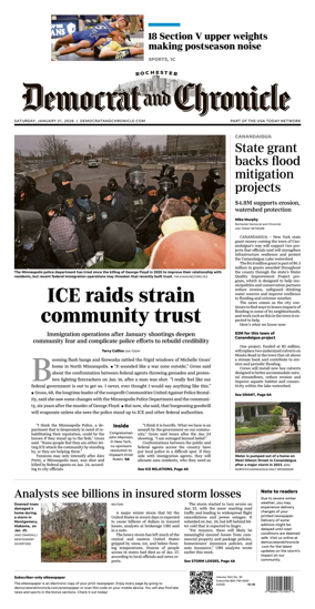 Cover of Democrat and Chronicle